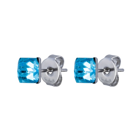Пусеты Fiore Luna,  Aquamarine, SWE2127/1 A S